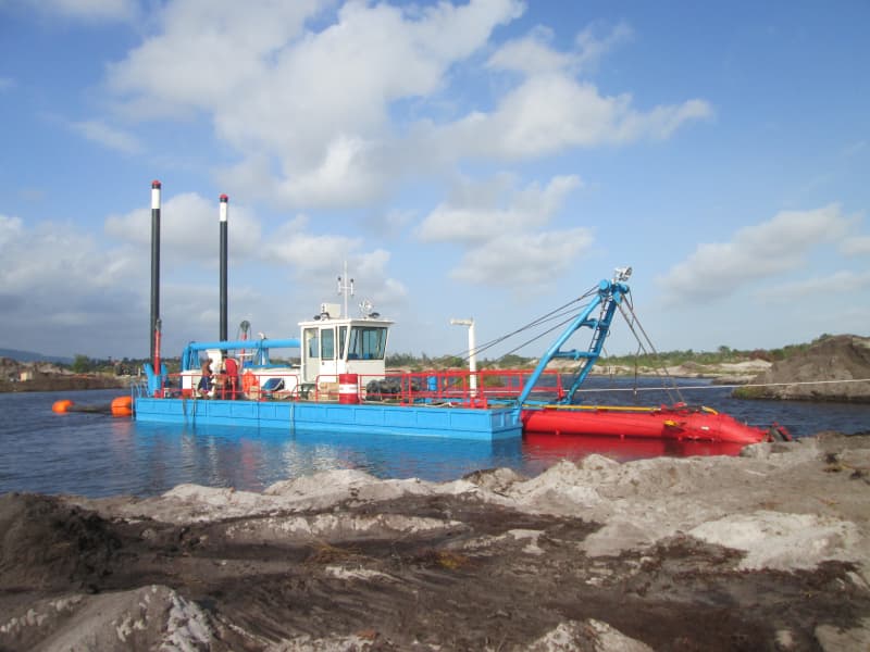 JLCSD250 Efficient Sand Suction Dredger 800 m3/h River Dredger for Mining Dredging