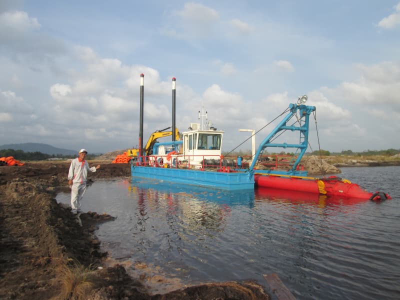 JLCSD250 Efficient Sand Suction Dredger 800 m3/h River Dredger for Mining Dredging