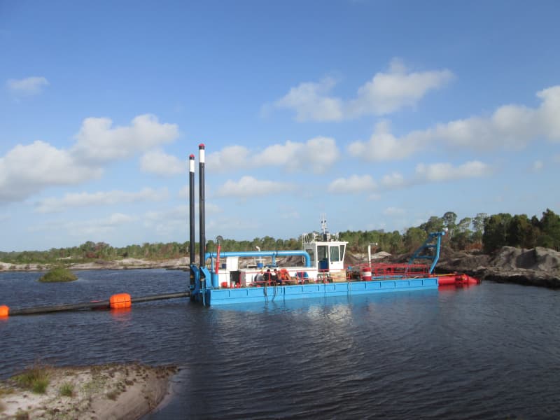 JLCSD250 Efficient Sand Suction Dredger 800 m3/h River Dredger for Mining Dredging