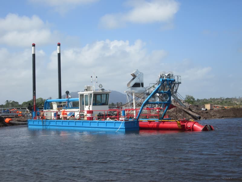 JLCSD250 Efficient Sand Suction Dredger 800 m3/h River Dredger for Mining Dredging